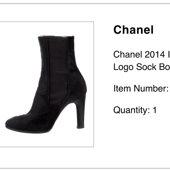 Chanel Sock Bootie- Authentic - Picture 10 of 11